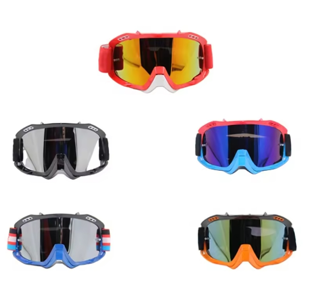 FOX Outdoor Sunglasses with Clear Sunglasses Lens Windproof Glasses Motorcycle Sunglasses