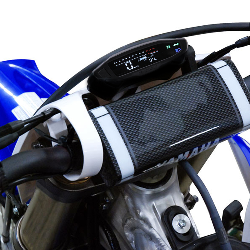 Modified Motorcycle universal LCD Speedometer Odometer Gauge Digital Display Tachometer 